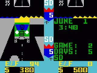 Truckin' screenshot 3 for Intellivision